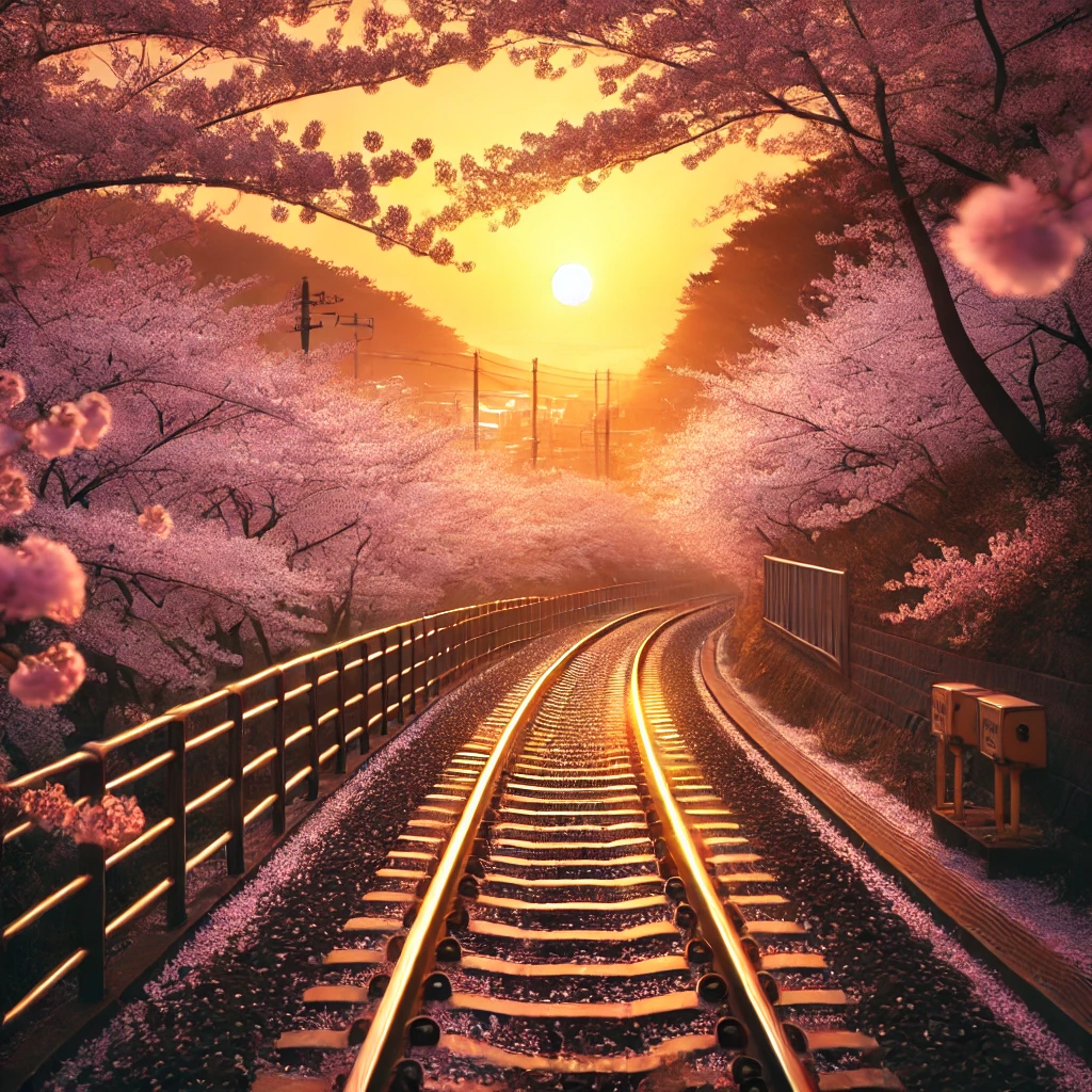 경화역 벚꽃길