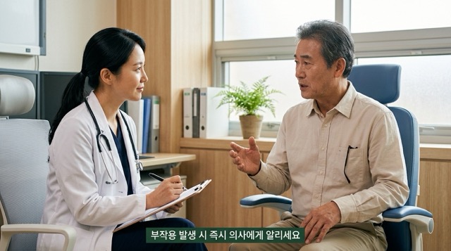 파킨슨병 항콜린제 아만타딘 부작용 상담