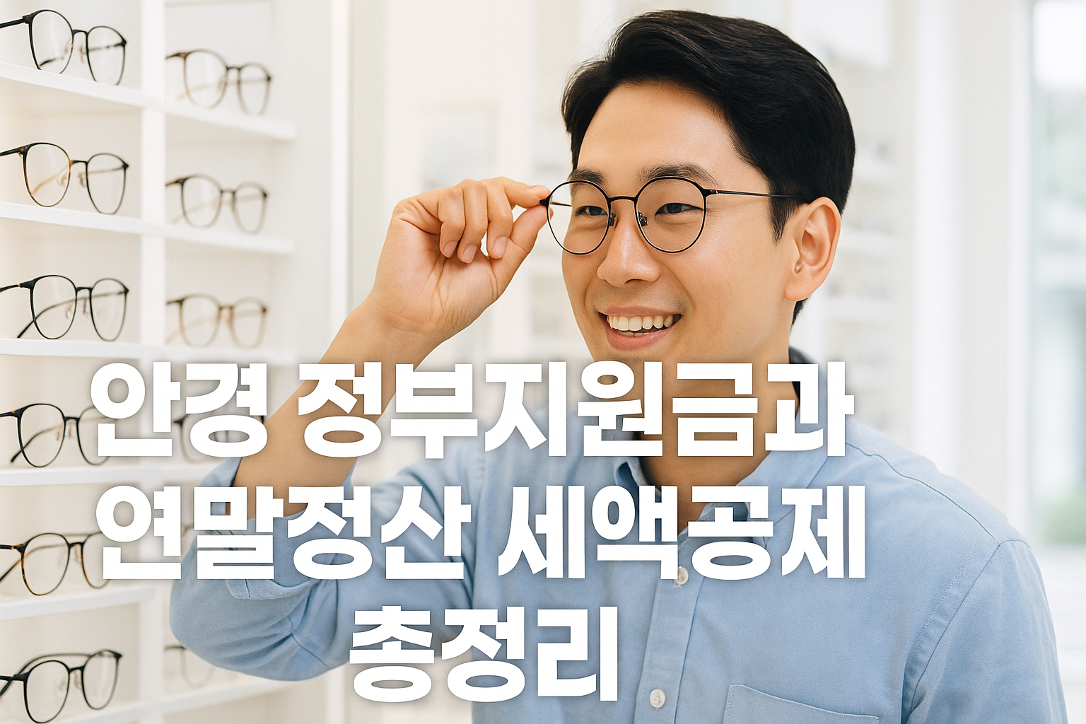 안경 정부지원금과 연말정산 세액공제 총정리 (2025년 최신판)