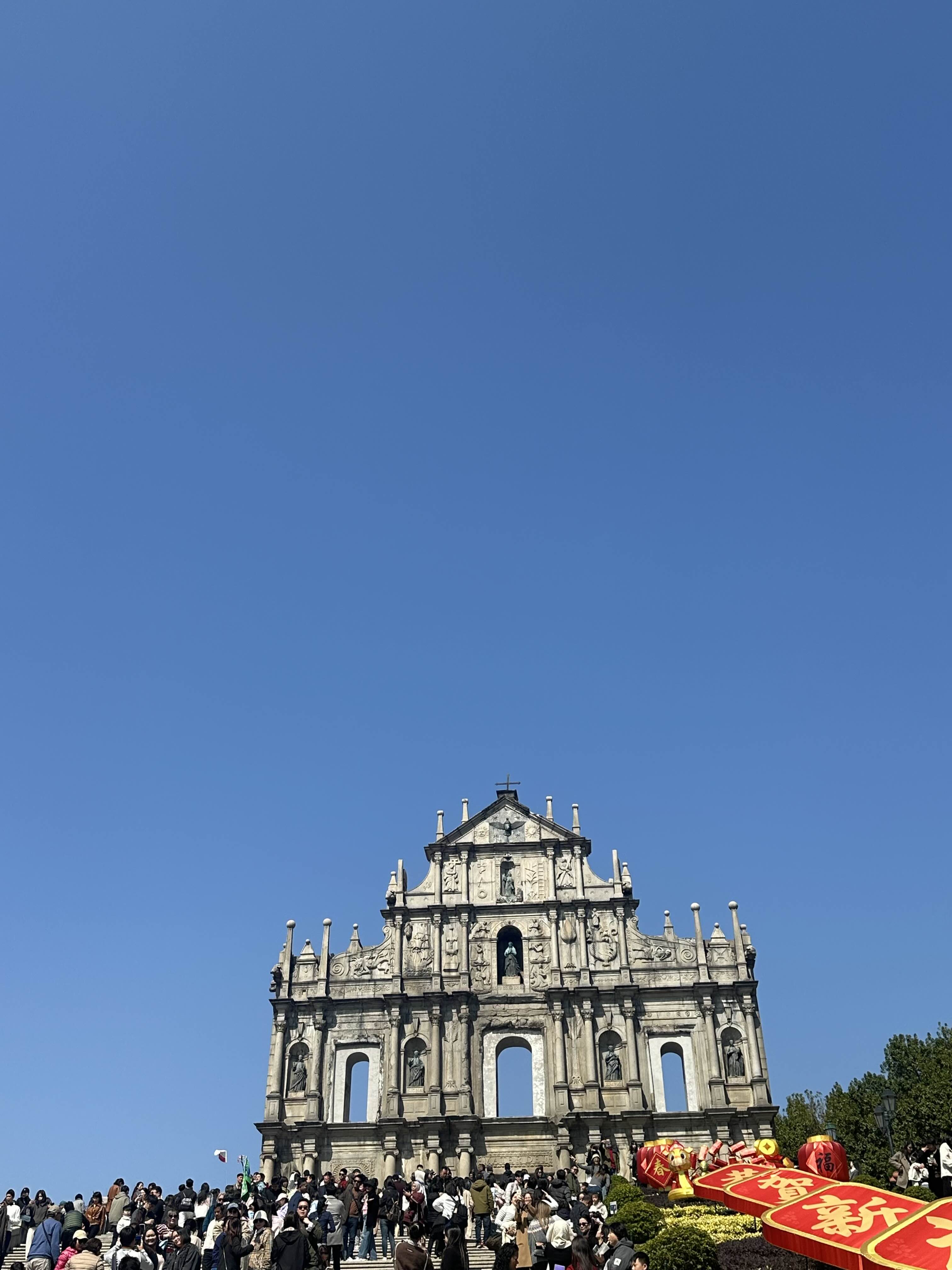 마카오-성-바울-성당의-모습