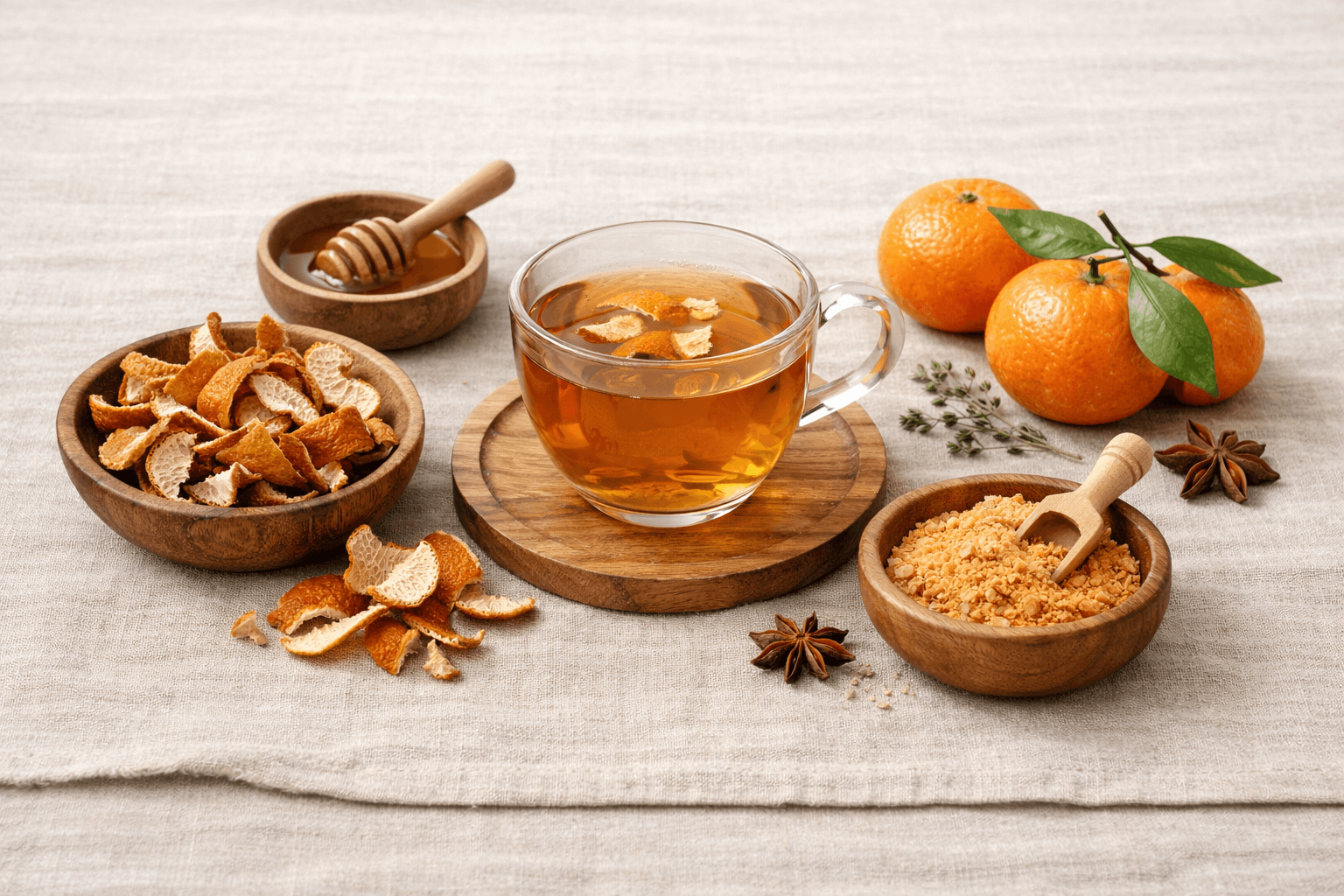 진피차로 즐기는 겨울철 건강 루틴