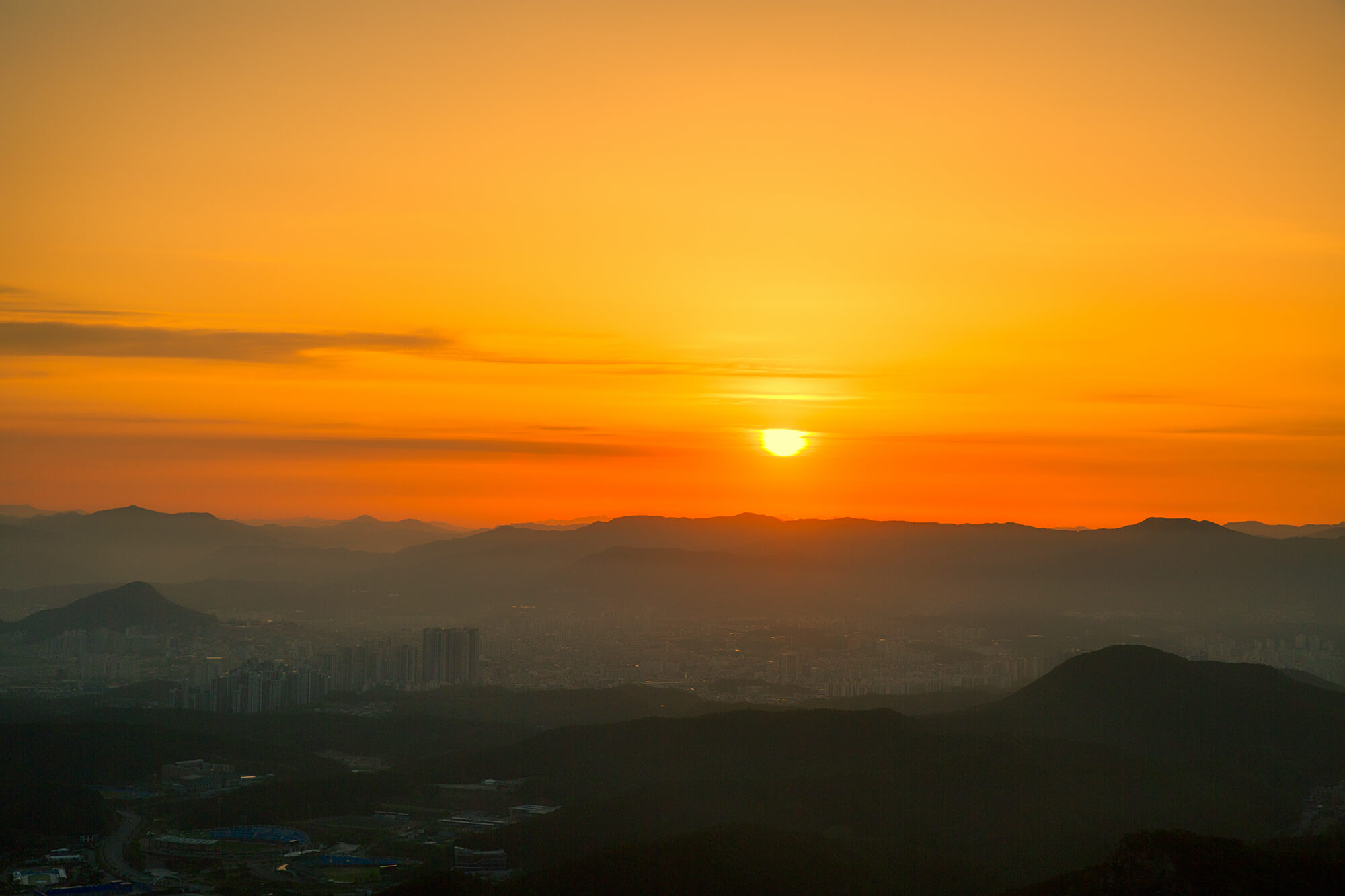 춘천 삼악산 일출3