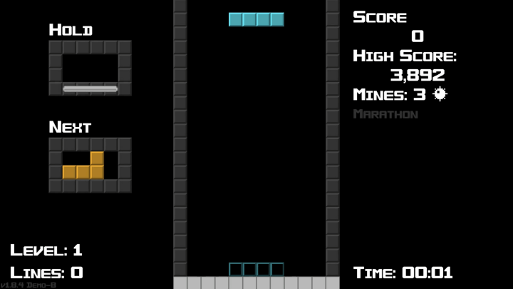 테트리스-지뢰찾기-스팀게임-시작-화면