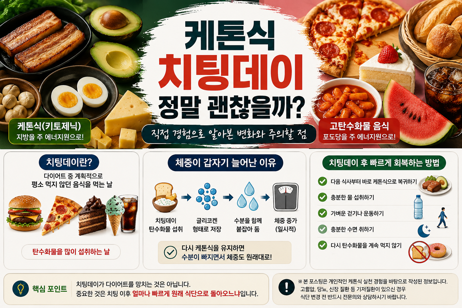 케톤식 다이어트 치팅데이