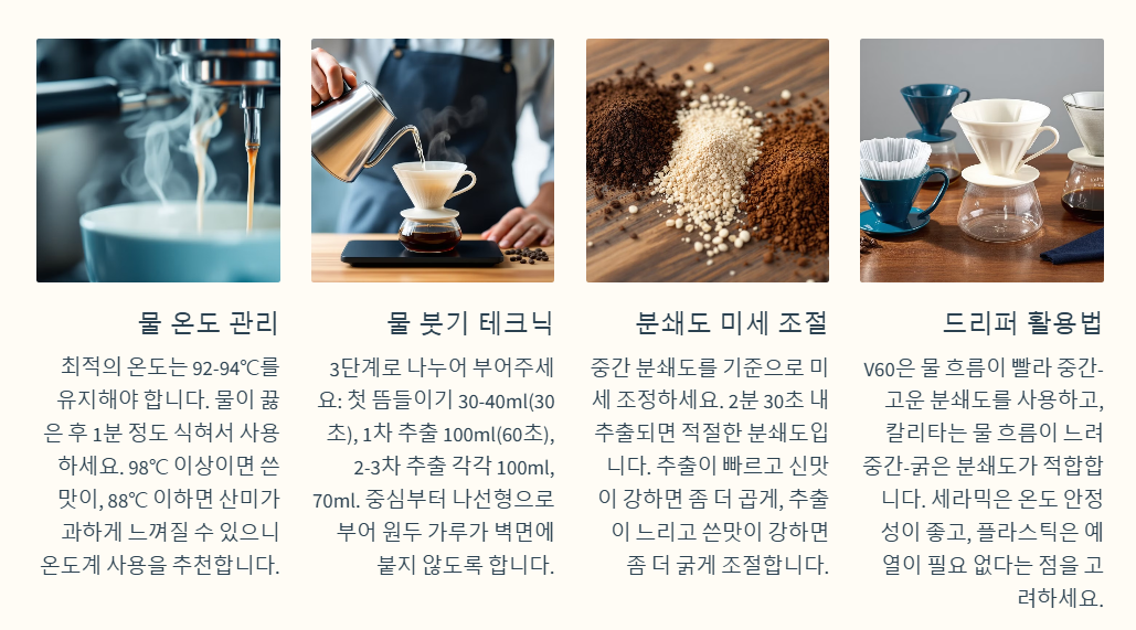 핸드드립 커피 맛있게 즐기는 방법