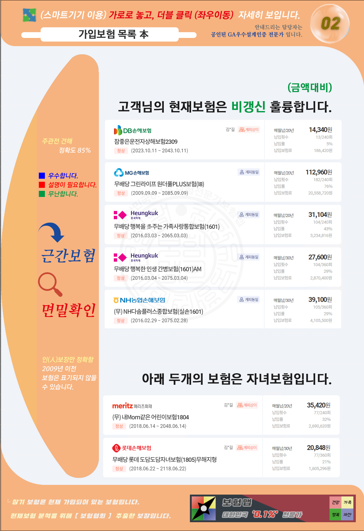 유나나님가입보험