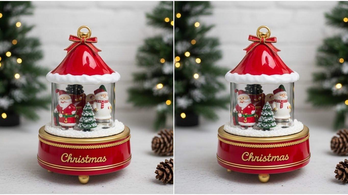 크리스마스 스노우볼 오르골