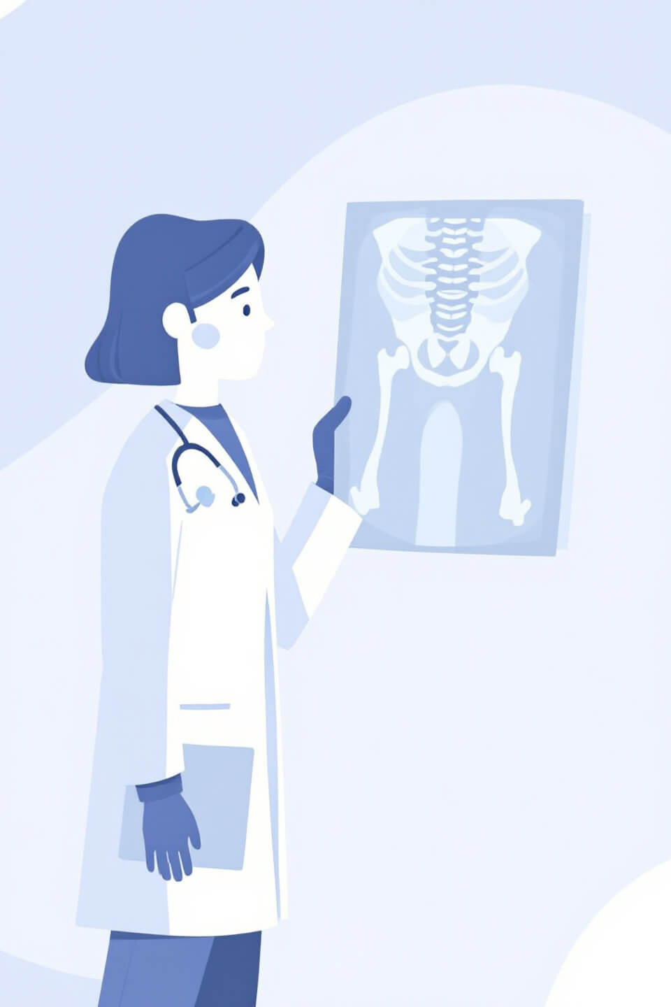 꼬리뼈 사진입니다.