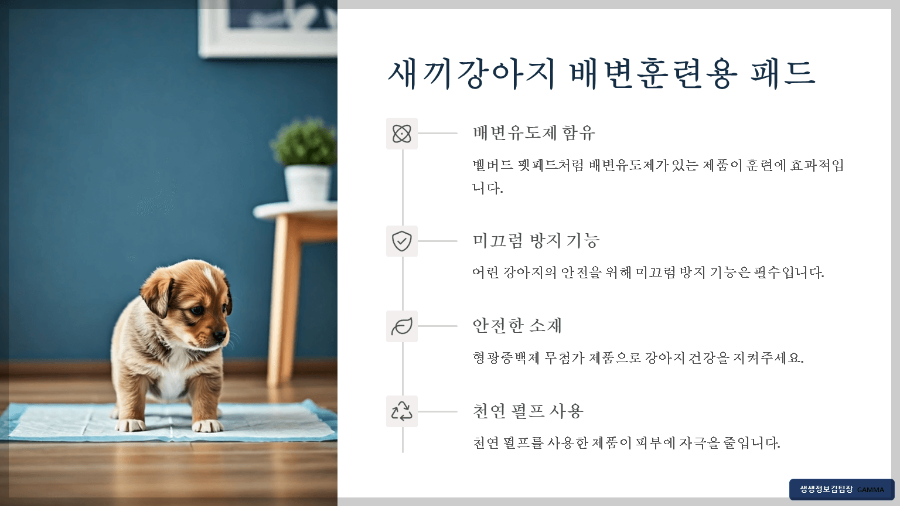 강아지 배변 실수 방지 패드 트레이 추천