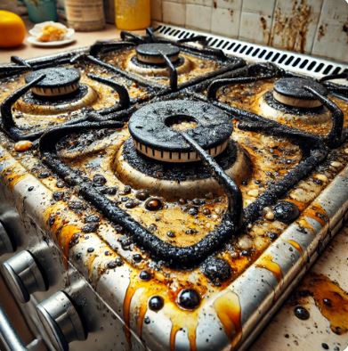 가스레인지 기름때 청소