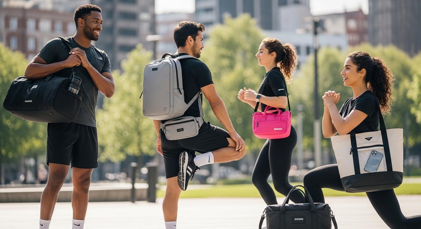 운동복 가방 크로스