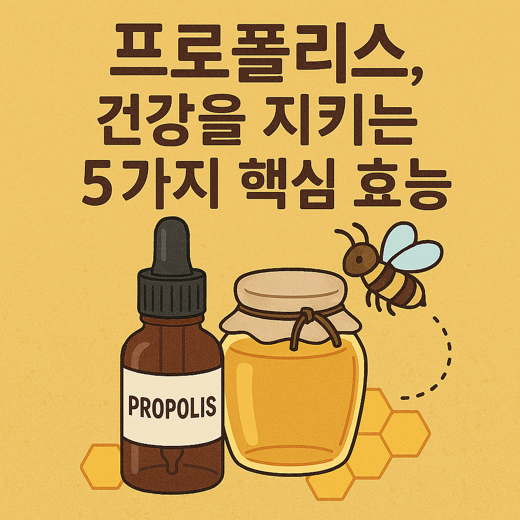 프로폴리스! 면역력 강화, 피부, 구강, 영양제, 치약, 화장품 효능 활용법