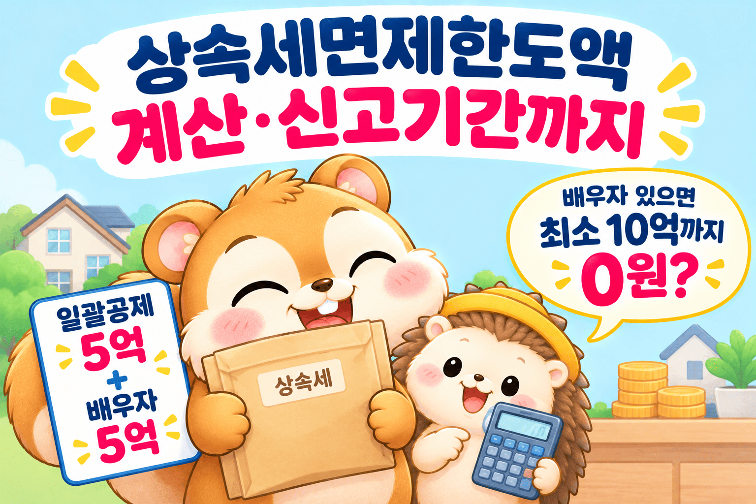 상속세면제한도액 계산