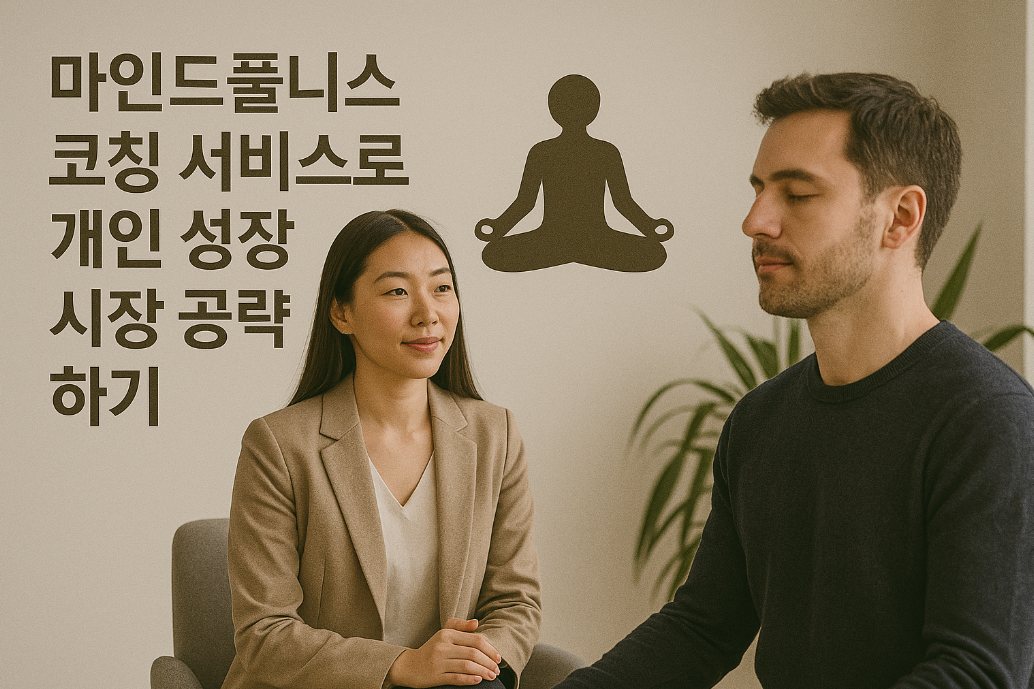 마인드풀니스 코칭 서비스로 개인 성장 시장 공략하기