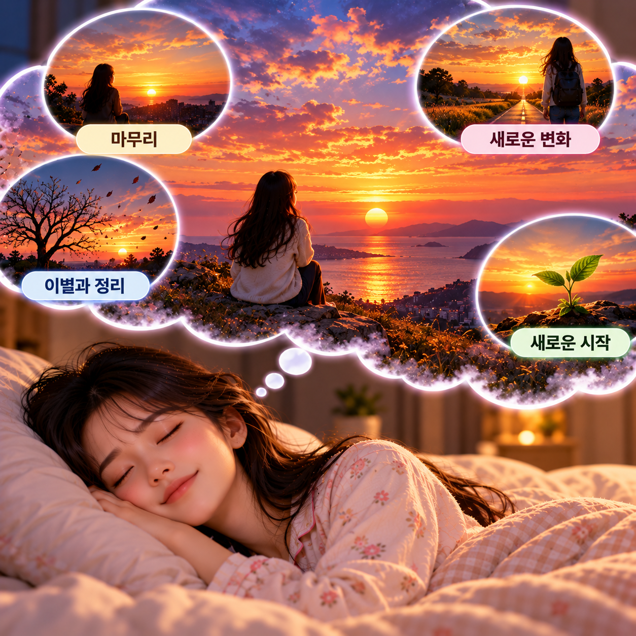 해가 지는 꿈