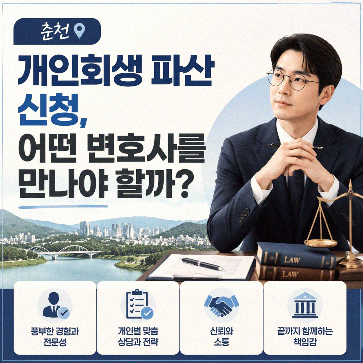 춘천 개인회생 파산, 어떤 변호사 선임해야 할까