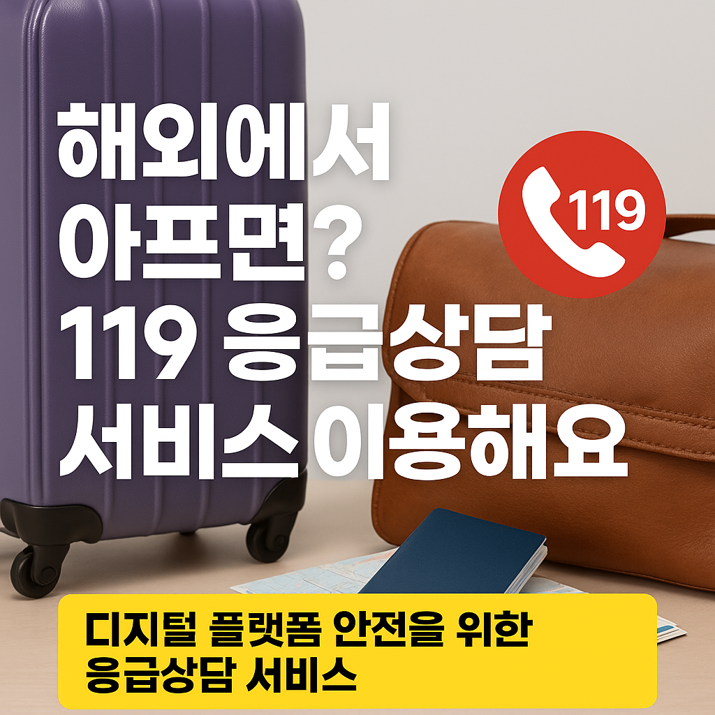 재외국민119응급의료상담서비스 이용법 총정리