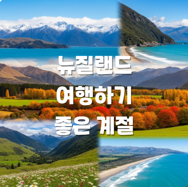 뉴질랜드 여행하기 좋은 계절