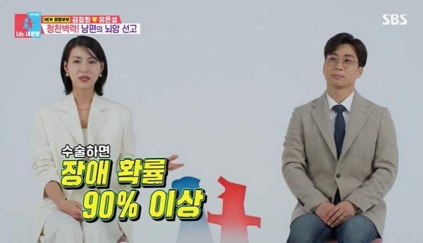 김정화 남편 유은성 뇌암 뇌종양