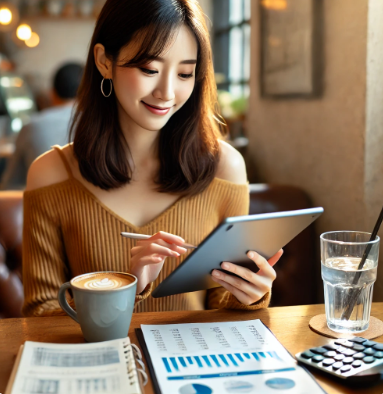 돈 관리하는 청년