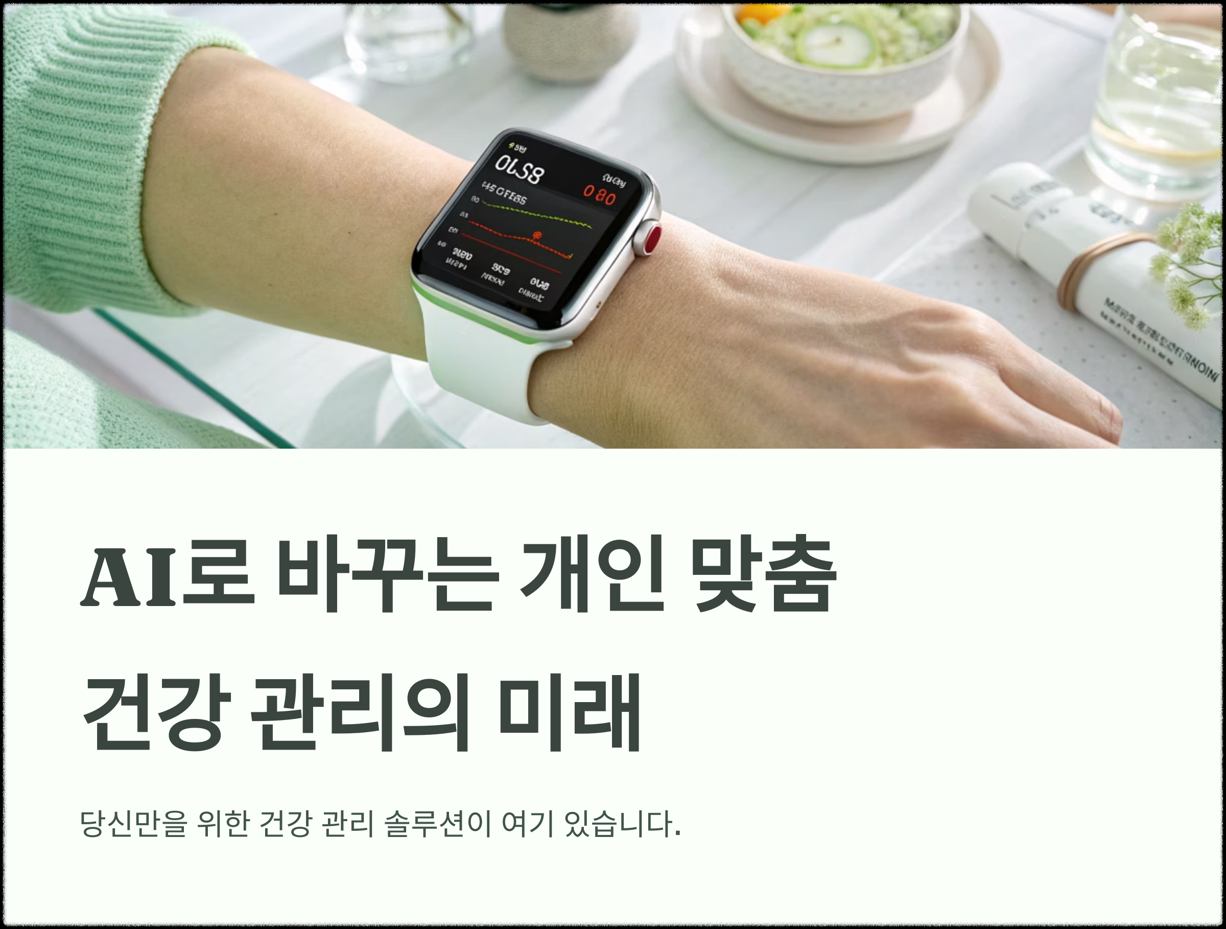 AI기반 개인맞춤 건강관리