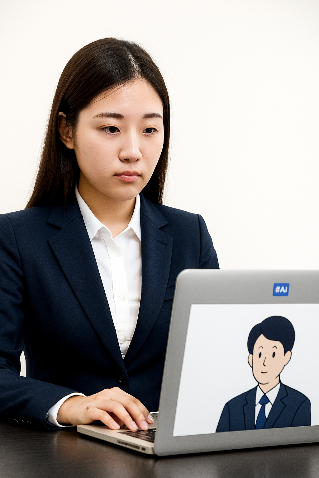 ai로 실제 면접 보는 장면