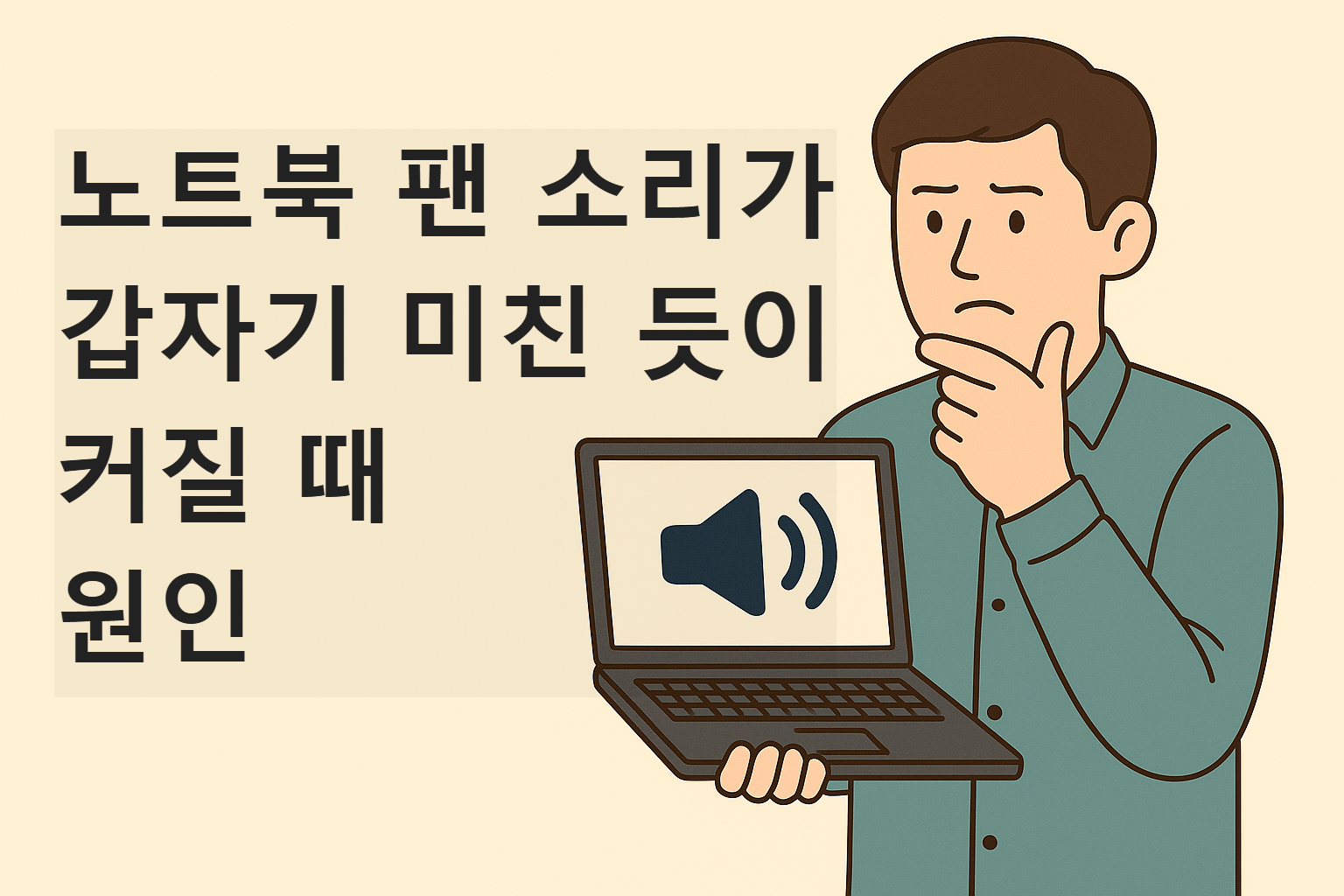 노트북 팬 소리가 갑자기 미친 듯이 커질 때 원인 & 해결방법 ❘ 2025 완전정리