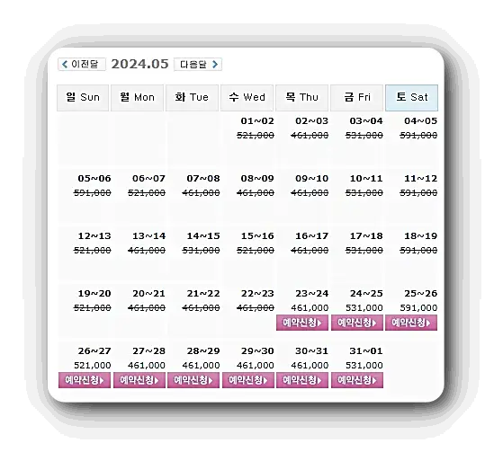 여수 경도CC 1박 2일 골프패키지 가격 0523