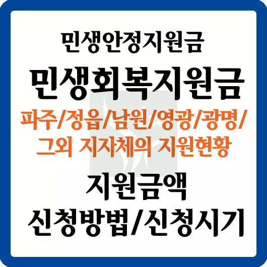 민생회복 생활안정지원금