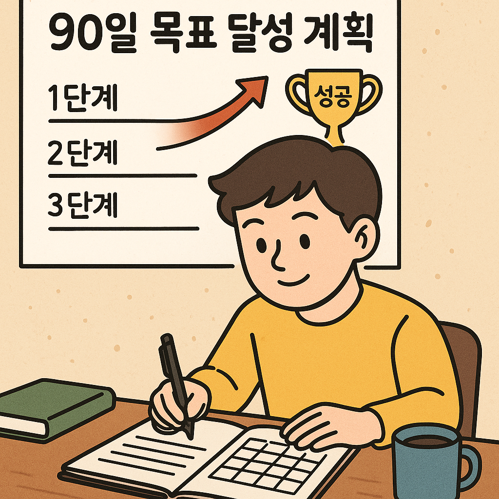 90일동안의 계획실천