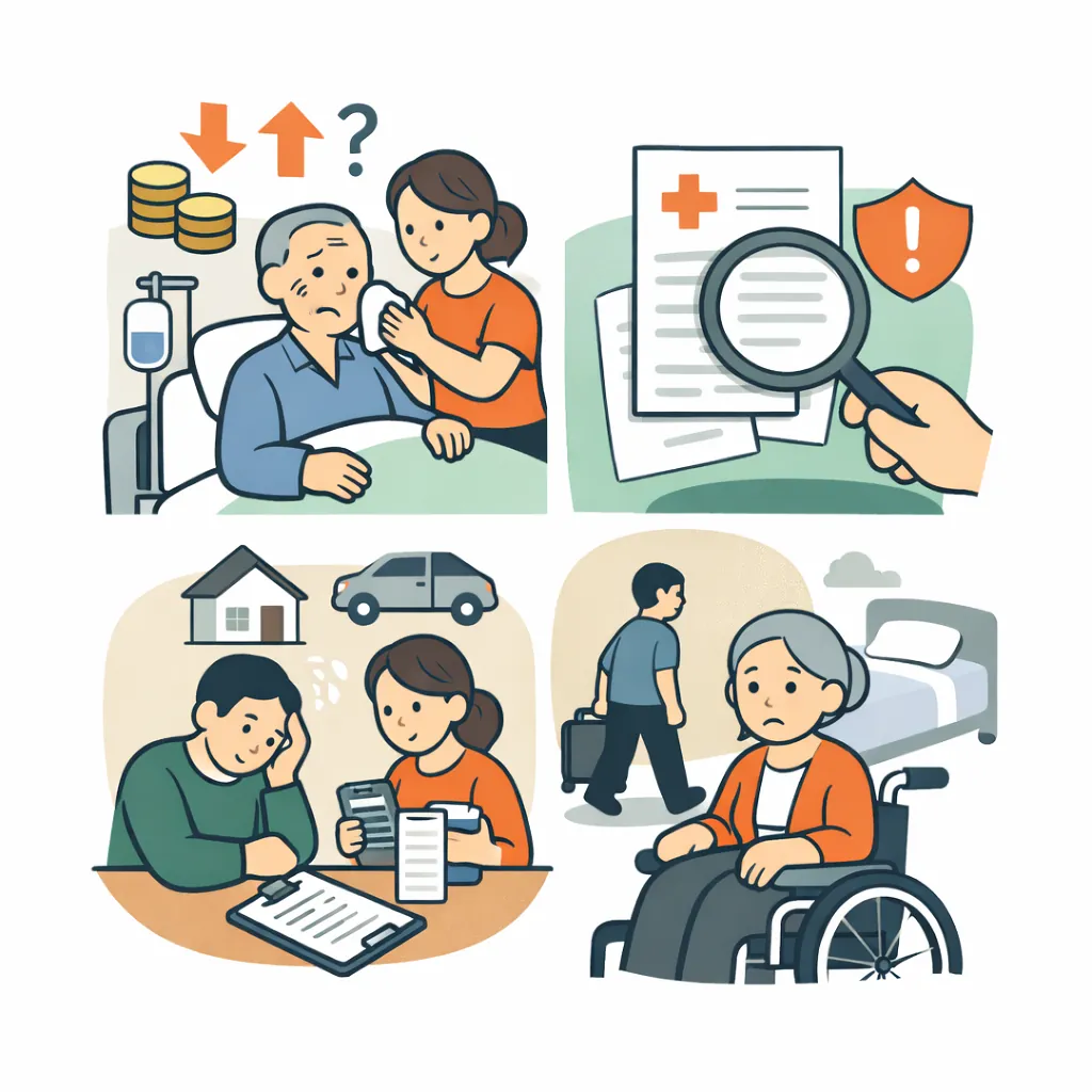 가입 전 꼭 확인해야 할 간병인보험 단점 사례4