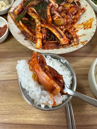 오징어불고기 돼지불고기