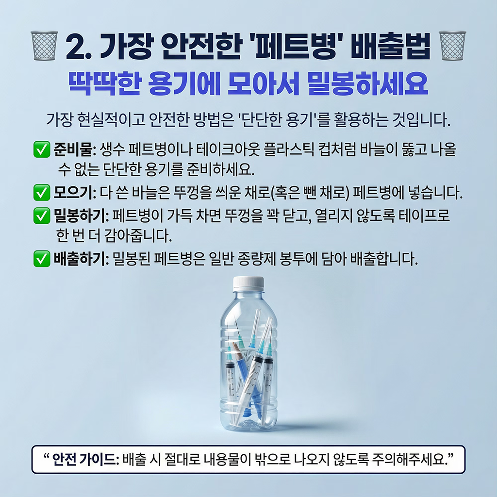 가장 안전한 '페트병' 배출법