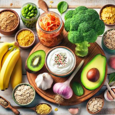 건강한 장을 위한 최고의 음식 사진