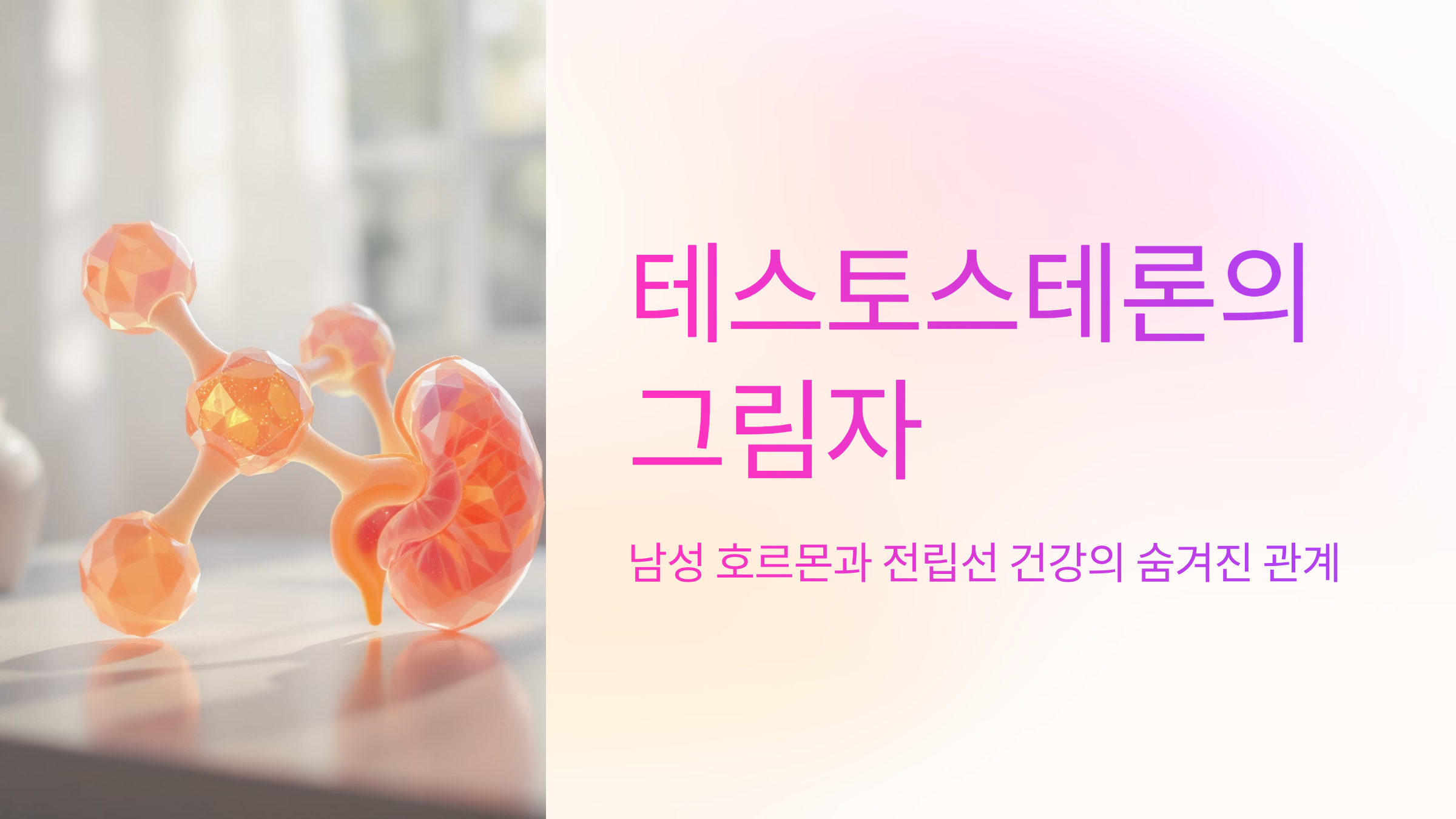 남성 호르몬과 전립선 건강의 숨겨진 관계