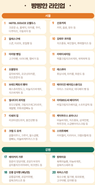 가락몰 빵축제 라인업