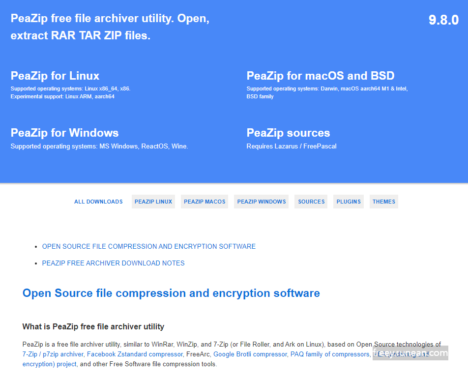 피집(PeaZip) 다운로드: 새로운 압축해제의 강자!