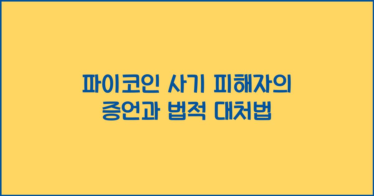 파이코인 사기
