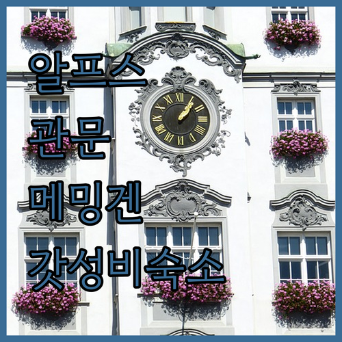 알프스 관문 메밍겐에서 완벽한 하룻밤..