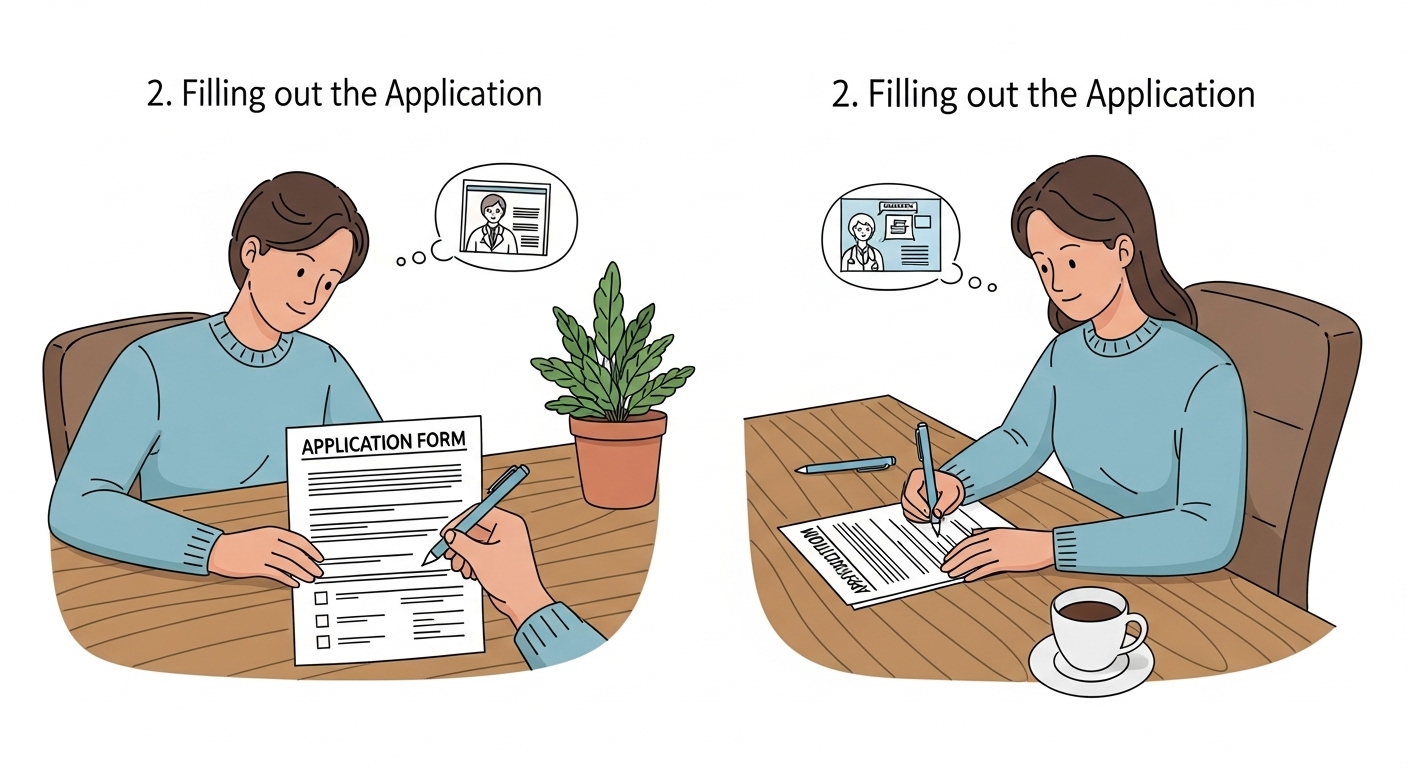 ②신청서 작성하기