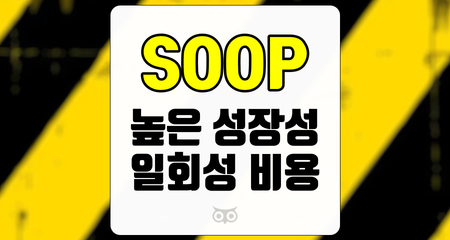SOOP, 일회성 비용 반영에도 불구하고 지속되는 성장세
