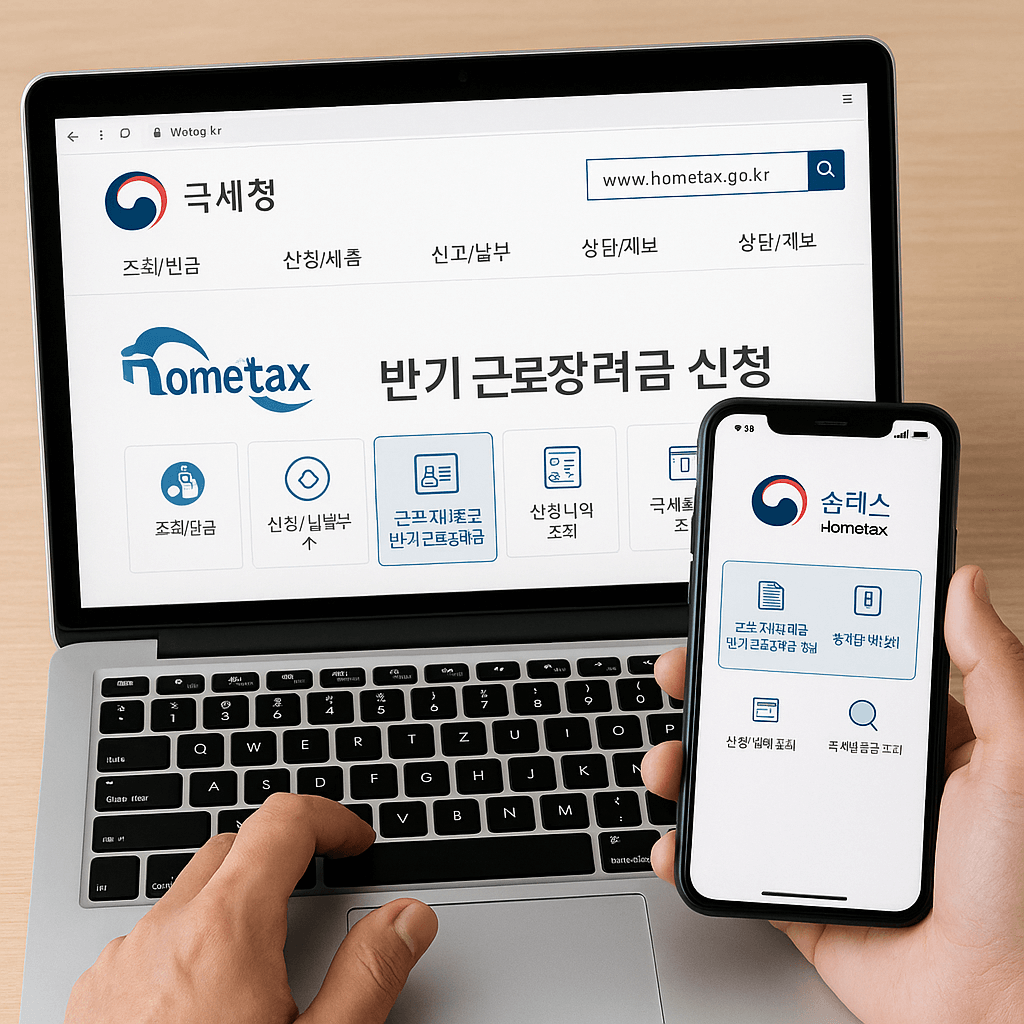 2025년 근로장려금 반기신청 완벽 가이드 ❘ 놓치면 최대 165만원 손해