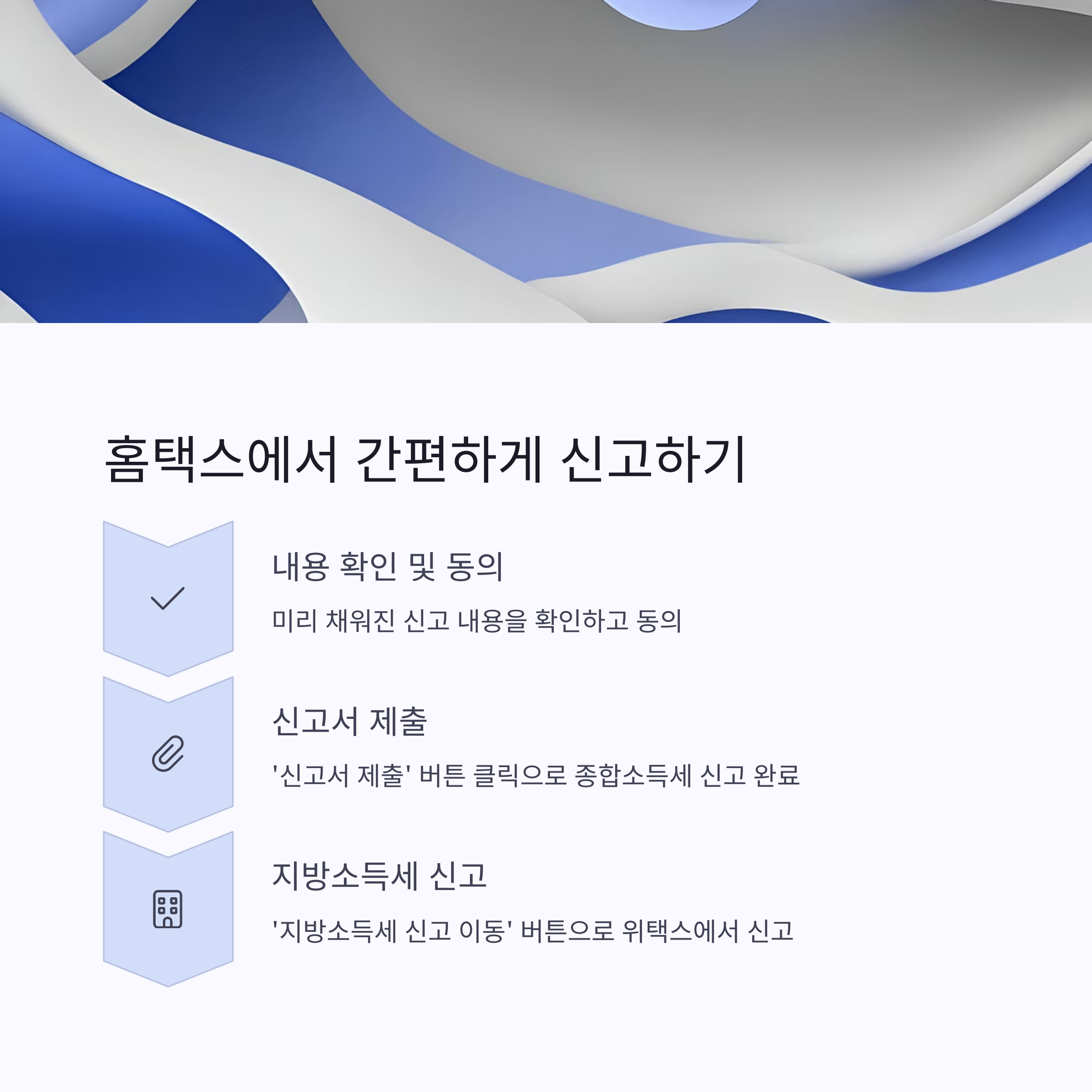 2025년 종합소득세 모두채움 신고
