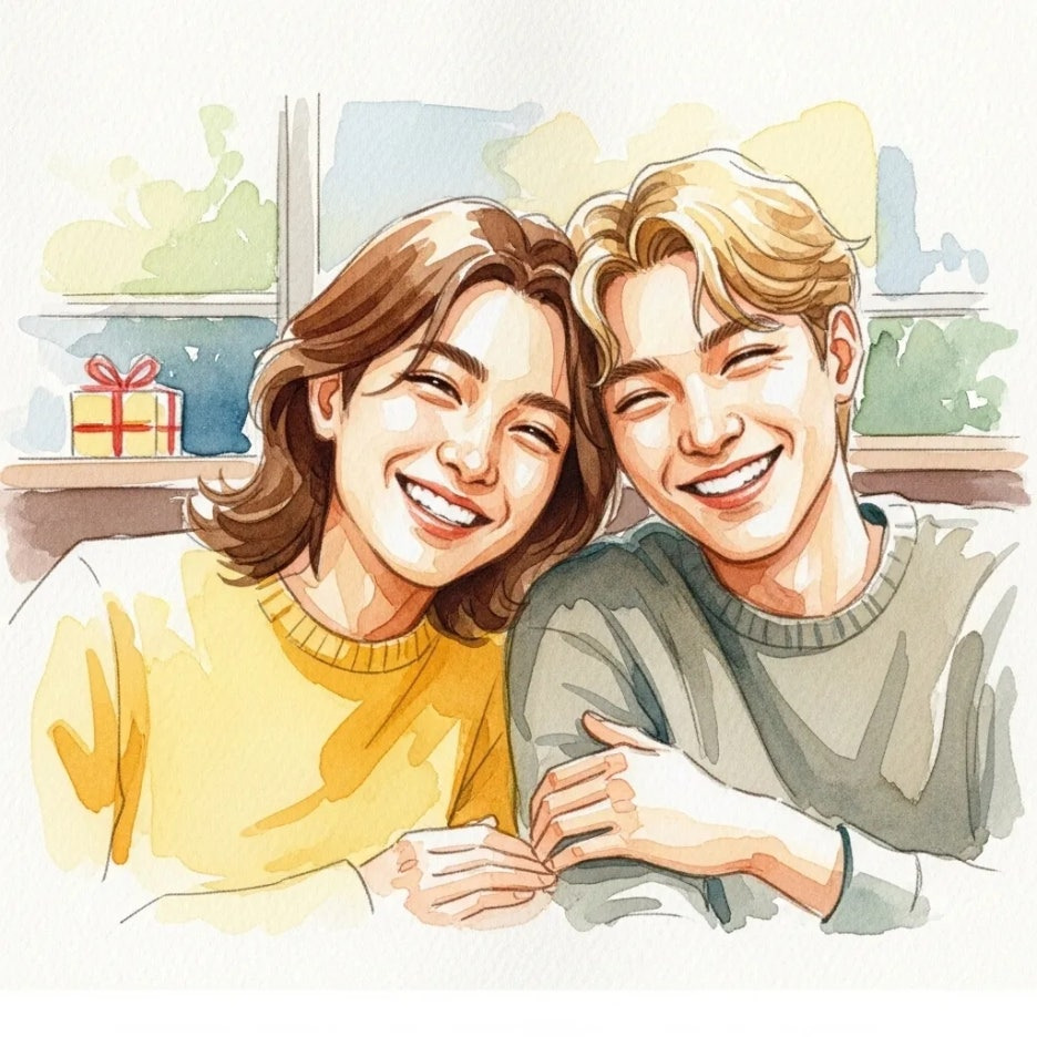 사랑과 감사함을 나누는 따뜻한 순간