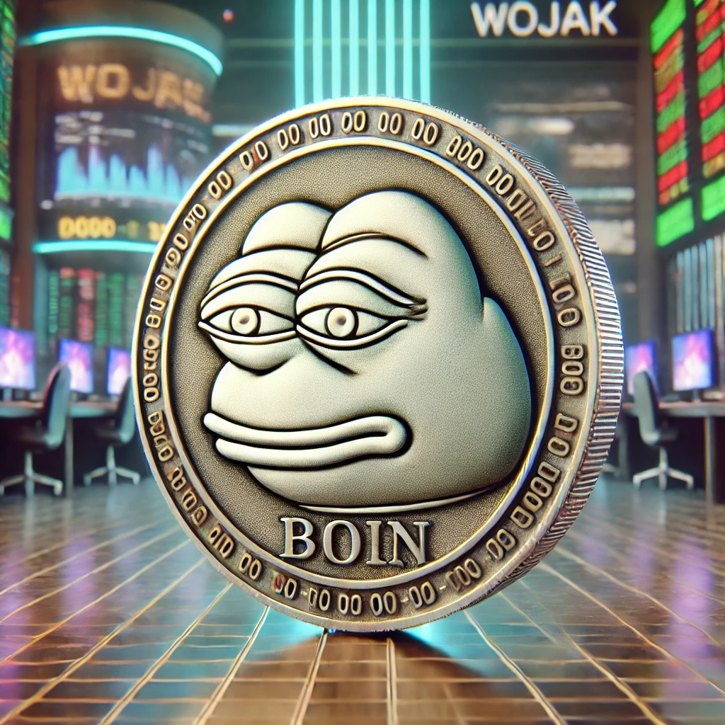 밈코인과 관련 된 사진