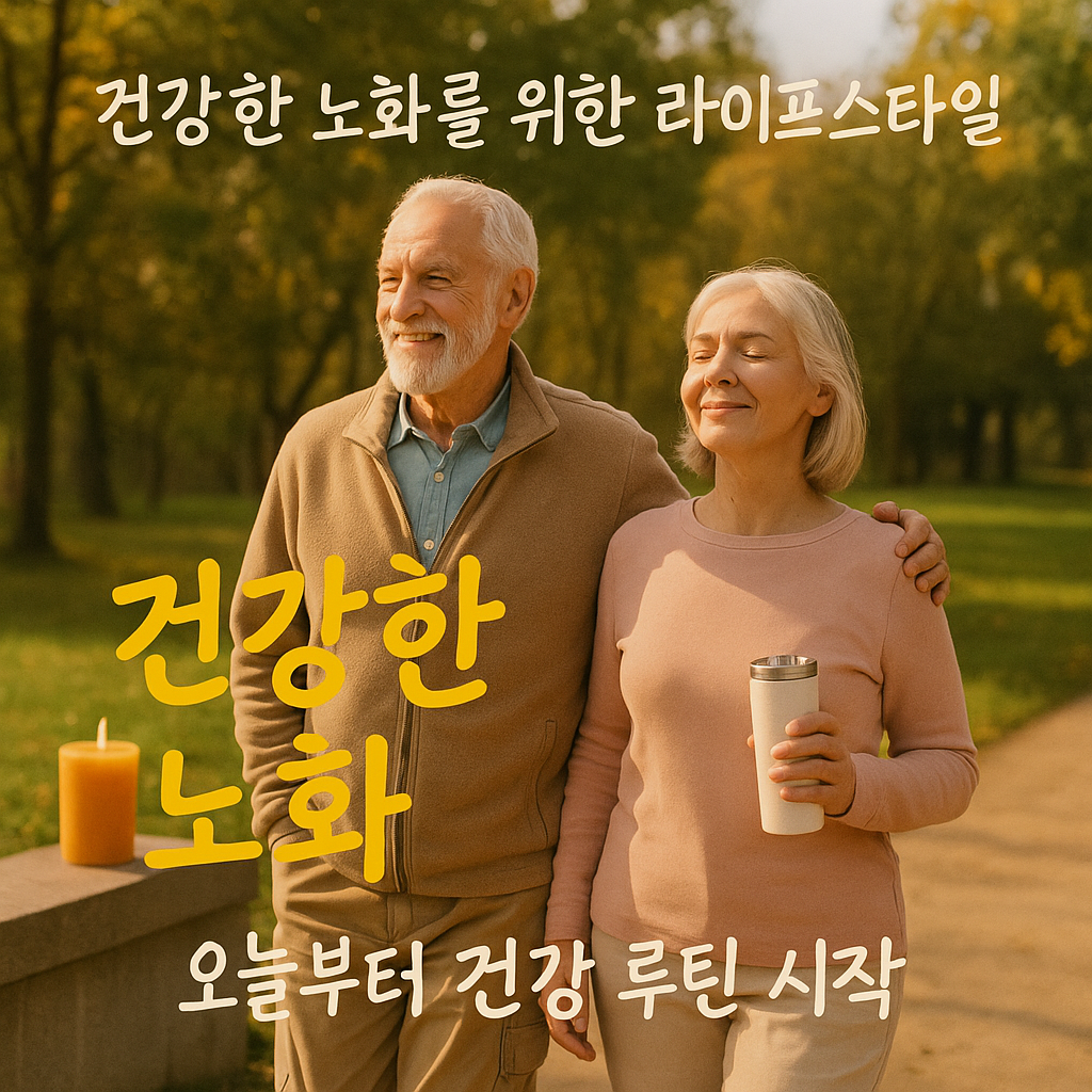 [8편] 건강하게 나이 들기! 건강한 노화를 위한 라이프스타일 관리