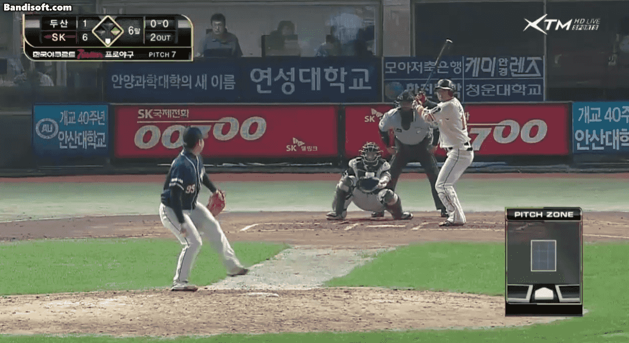 투구 동작 중지 보크 뜻 사례 (두산 SK 경기 패대기 투구)