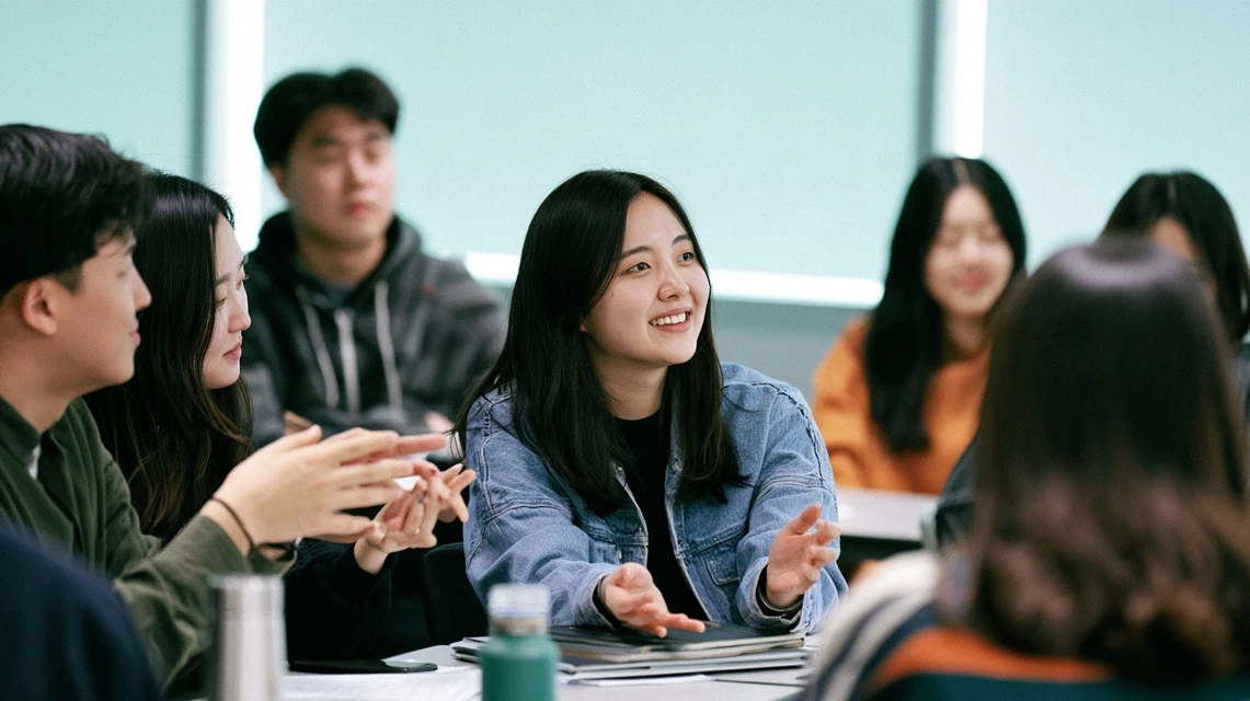 스터디 목표와 수준이 안 맞을까 걱정하는 모습