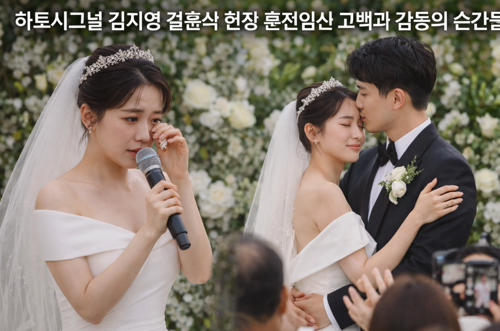 하트시그널 김지영 결혼식 현장, 혼전임신 고백의 순간