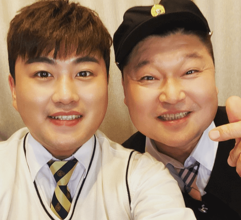 김호중 셀카 강호동과 함께